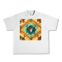 Lunar Rock native american aztec seamless pattern Urban Heavy Tee - BundleAndBundleShop