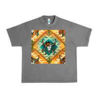 Tornado native american aztec seamless pattern Urban Heavy Tee - BundleAndBundleShop