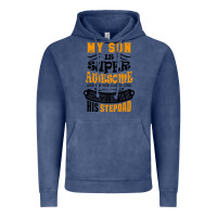 Vintage Denim My Son Is Super Awesome His Stepdad Vintage Hoodie - artisFamous