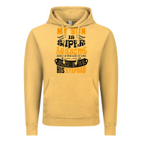 Vintage Mustard My Son Is Super Awesome His Stepdad Vintage Hoodie - artisFamous