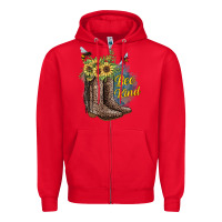 Red Bee Kind Zipper Hoodie - JahusDesignShop