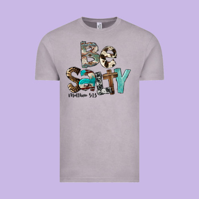 Be Salty Vintage Tee Designed By Fadigitalartstudio
