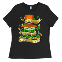 Black buy me green beer and tell me ı am pretty Ladies Tee - FaDigitalArtStudio