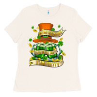 Bone buy me green beer and tell me ı am pretty Ladies Tee - FaDigitalArtStudio