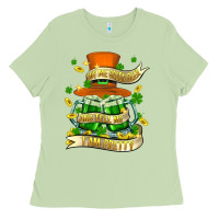 Matcha buy me green beer and tell me ı am pretty Ladies Tee - FaDigitalArtStudio