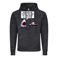 Vintage Black polite jaws Vintage Hoodie - artisFamous