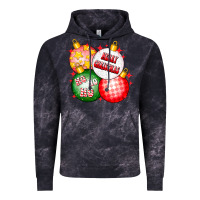 Cloud Black merry christmas ball Vintage Hoodie - CowhideDigitalArt