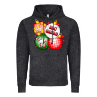 Vintage Black merry christmas ball Vintage Hoodie - CowhideDigitalArt
