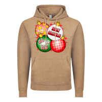 Vintage Coffee merry christmas ball Vintage Hoodie - CowhideDigitalArt