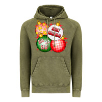 Vintage Olive merry christmas ball Vintage Hoodie - CowhideDigitalArt