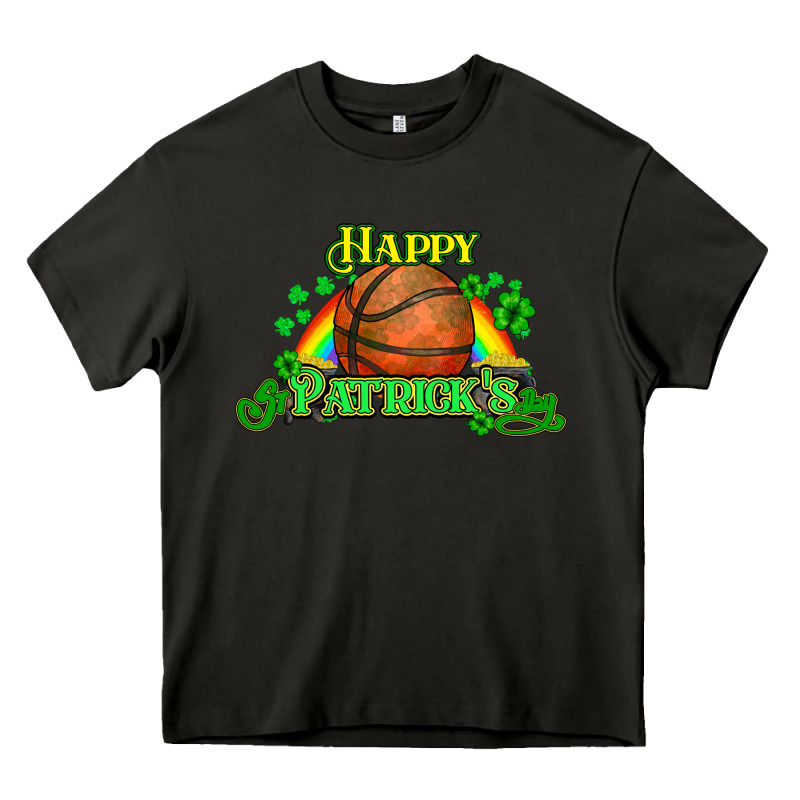 St. Patrick's Day Basketball Heavy Core Tee by HowdyJamesFarm | Teevron