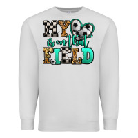 Dove Grey my heart is on that field soccer Premium Sweatshirt - Jasminsmagicworld