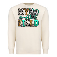 Sandshell my heart is on that field soccer Premium Sweatshirt - Jasminsmagicworld