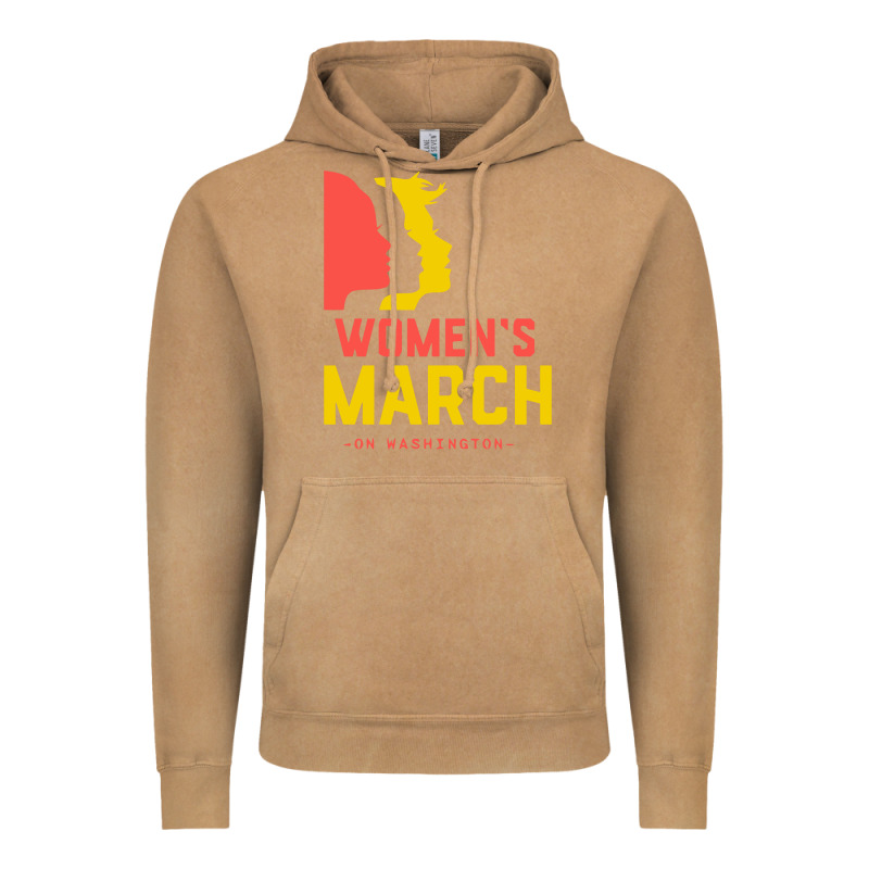 Women March On Washington Vintage Hoodie by artisFamous | Teevron