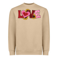 Mushroom valentines day love sunflowers Heavyweight Sweatshirt - RanaPortraitStore
