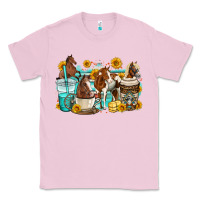Bubblegum Pink horses coffee cups Classic Tee - OliviaCreatesArt