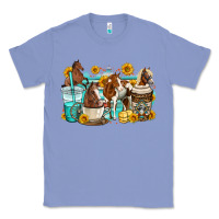 Colony Blue horses coffee cups Classic Tee - OliviaCreatesArt
