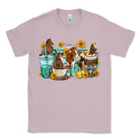 Lilac horses coffee cups Classic Tee - OliviaCreatesArt