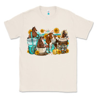 Natural horses coffee cups Classic Tee - OliviaCreatesArt