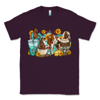 Plum horses coffee cups Classic Tee - OliviaCreatesArt