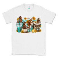 White horses coffee cups Classic Tee - OliviaCreatesArt