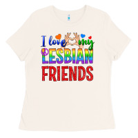 Bone I Love My Lesbian Friends Ladies Tee - BundleAndBundleShop