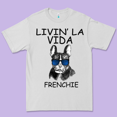 Livin' La Vida Frenchie Premium Tee Designed By Bettercallsaul