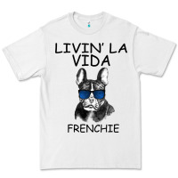 White Livin' la vida Frenchie Premium Tee - Bettercallsaul