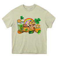 Mossy St. Patricks coffee cups Heavy Core Tee - HowdyJamesFarm