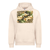 Sandshell leopard camo pattern background Urban Hoodie - Jasminsmagicworld