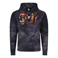 Cloud Black joy Christmas cows Vintage Hoodie - CowhideDigitalArt