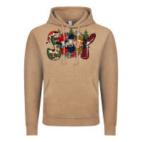 Vintage Coffee joy Christmas cows Vintage Hoodie - CowhideDigitalArt