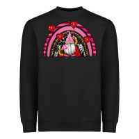 Black valentines day gnomes rainbow Heavyweight Sweatshirt - RanaPortraitStore