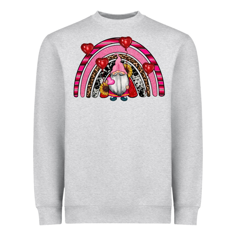 Valentines Day Gnomes Rainbow Heavyweight Sweatshirt by RanaPortraitStore | Teevron