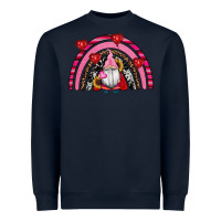 Navy valentines day gnomes rainbow Heavyweight Sweatshirt - RanaPortraitStore
