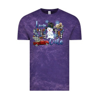 Cloud Purple I am Snow Cute Vintage Tee - FaDigitalArtStudio