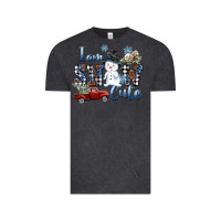 Vintage Black I am Snow Cute Vintage Tee - FaDigitalArtStudio