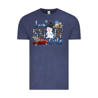 Vintage Denim I am Snow Cute Vintage Tee - FaDigitalArtStudio