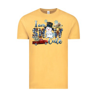 Vintage Mustard I am Snow Cute Vintage Tee - FaDigitalArtStudio