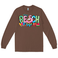Chestnut Besch Life Long Sleeve Tee - CowhideDigitalArt