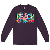 Plum Besch Life Long Sleeve Tee - CowhideDigitalArt