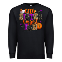 Black little sister biggest fan basketball Premium Sweatshirt - Jasminsmagicworld