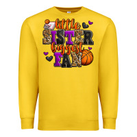 Lemon little sister biggest fan basketball Premium Sweatshirt - Jasminsmagicworld