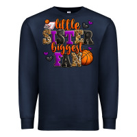 Navy little sister biggest fan basketball Premium Sweatshirt - Jasminsmagicworld