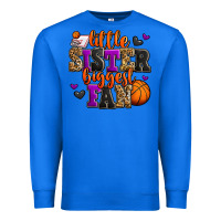 True Royal little sister biggest fan basketball Premium Sweatshirt - Jasminsmagicworld
