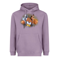 Lavender Sneaker and heel afro woman Heavyweight Hoodie - RanaPortraitStore