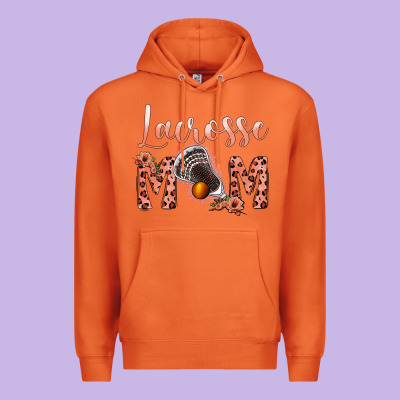 Pink Lacrose Mom Premium Hoodie Designed By Jasminsmagicworld