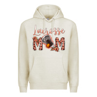 Oatmeal Heather pink lacrose mom Premium Hoodie - Jasminsmagicworld