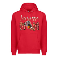 Red pink lacrose mom Premium Hoodie - Jasminsmagicworld
