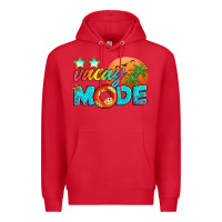 Red vacay mode Premium Hoodie - Artiststas